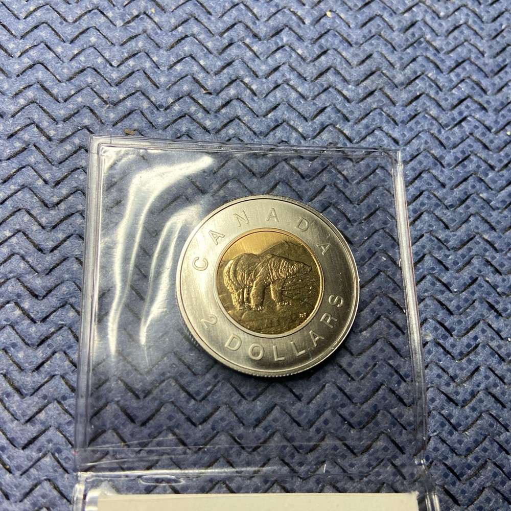 Canada 1997 $2 Polar Bear Toonie Uncirculated