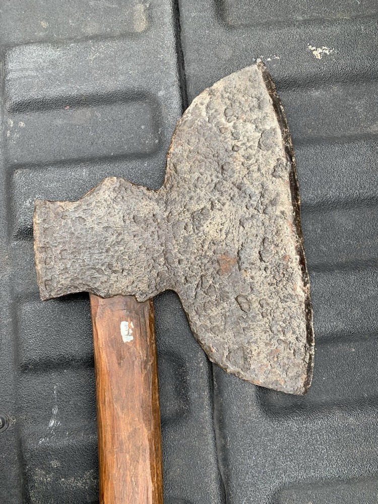 Large Vintage Broad Head Axe