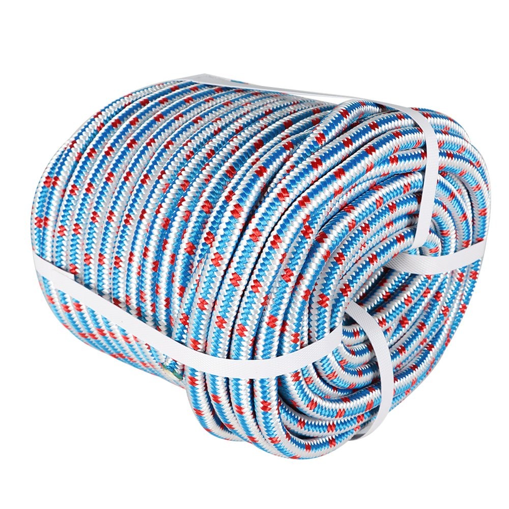 Double Braid Polyester Nylon Arborist Tree Rope 16 Strand 1/2"×150'