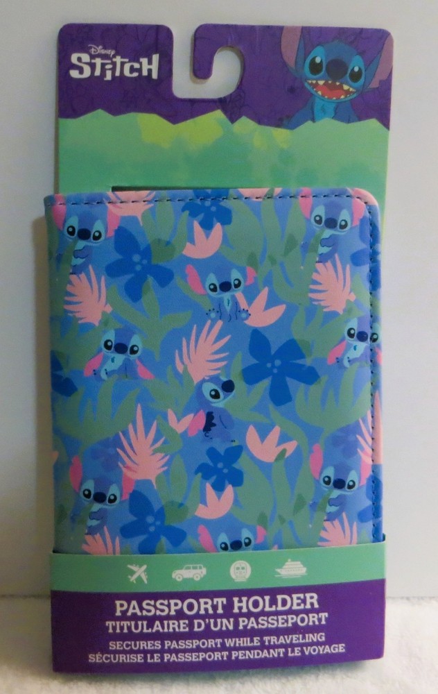 Disney Stitch Passport Holder NWT
