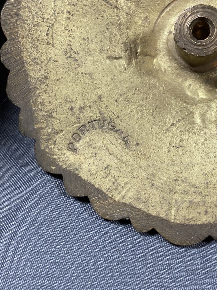 Ornate Solid Brass Round 3” Drawer Pull Portugal