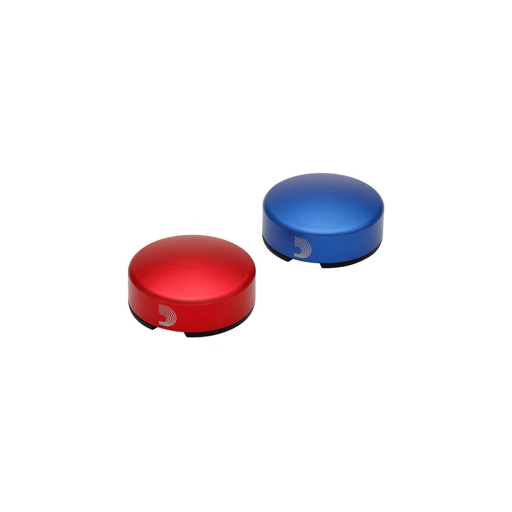 D'Addario XPND Footswitch Topper, Blue/Red 2-Pack