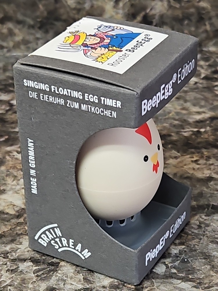 Beepegg Egg Timer, Singing Floating Egg Timer, Chicken Brainstream Rooster
