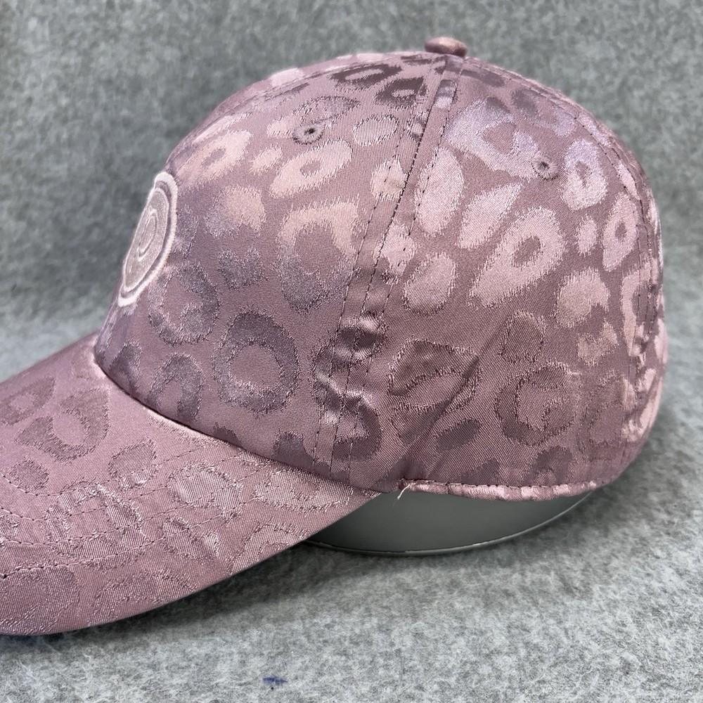 Pure Barre Pink Leopard Print Baseball Cap Hat Adjustable Strap OSFM