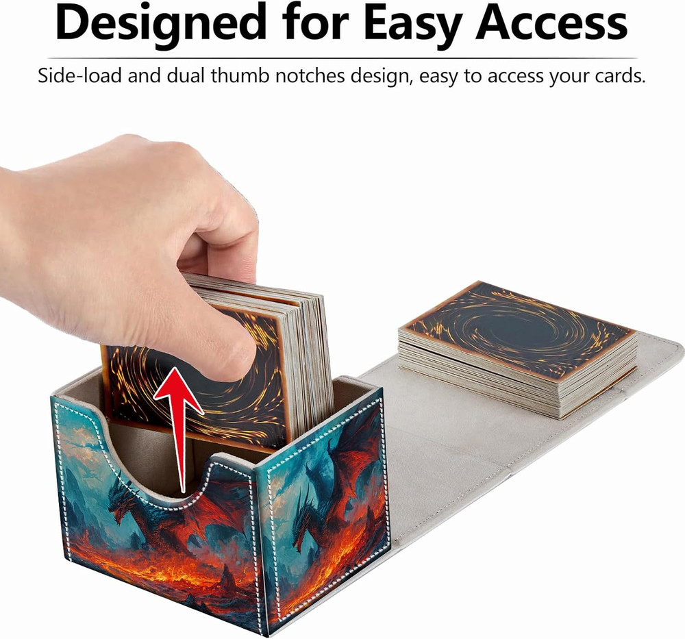 Strong Magnet MTG Demon Deck Box Playing Card Case Magic the Gathering Commander