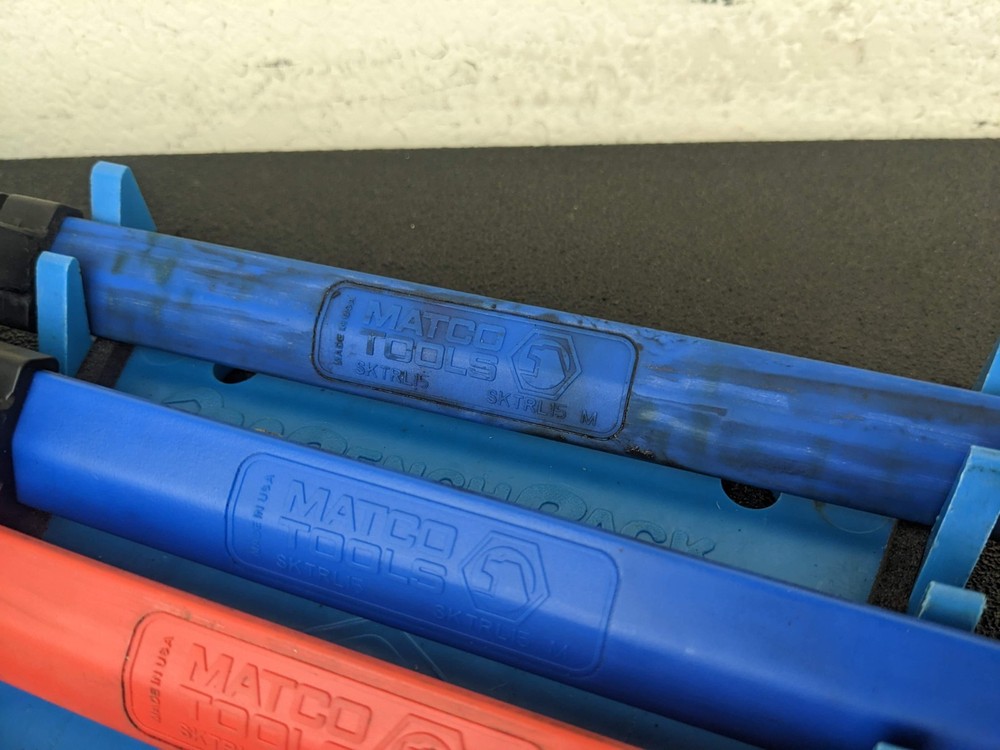 Matco Tools Plastic Socket Rail Organizers Lot