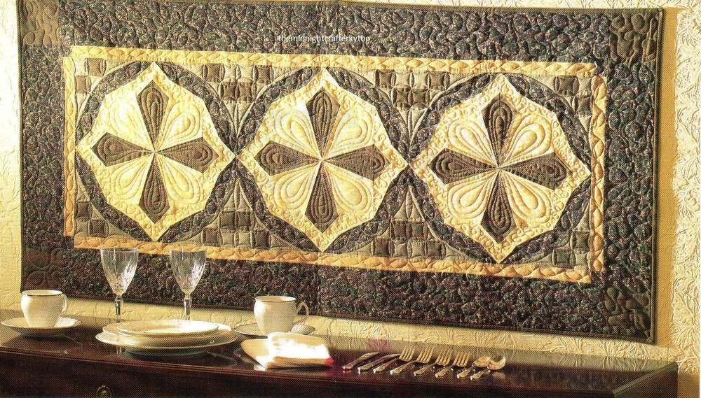Turkey Tracks Banner Quilt Pattern Pieced TL