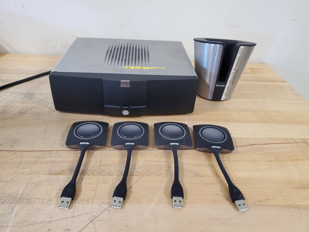 Barco ClickShare CSC-1 Base Unit Wireless Presentation System w/ 4 Buttons