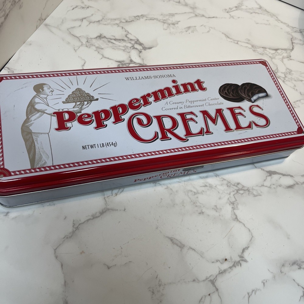 Williams Sonoma Peppermint Cremes 1 Lb Tin
