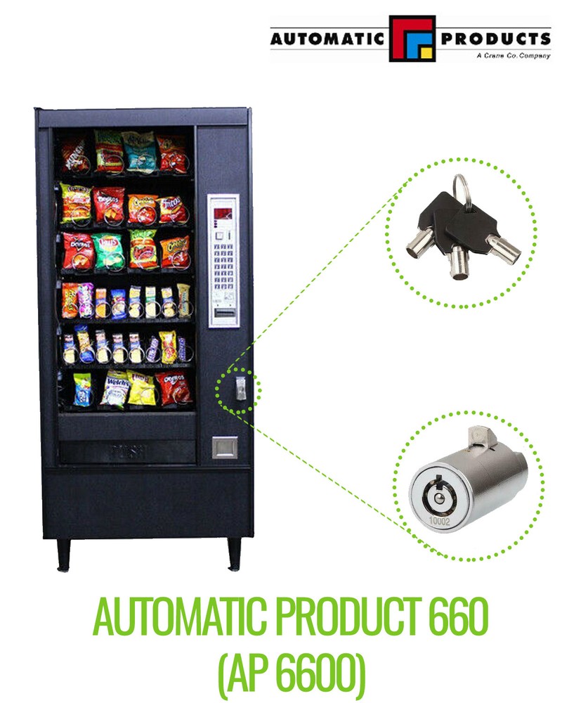 Automatic Product 6600 (AP 6600) Vending Machine Lock