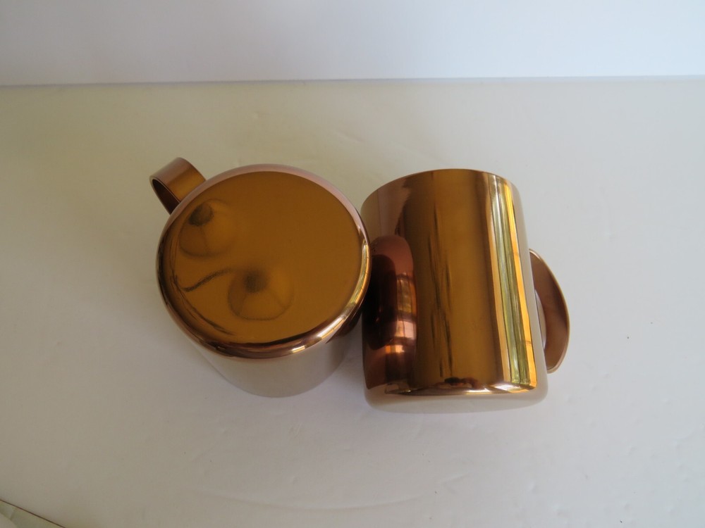 2 NIB Absolut Mule Copper Mug ~ Embossed