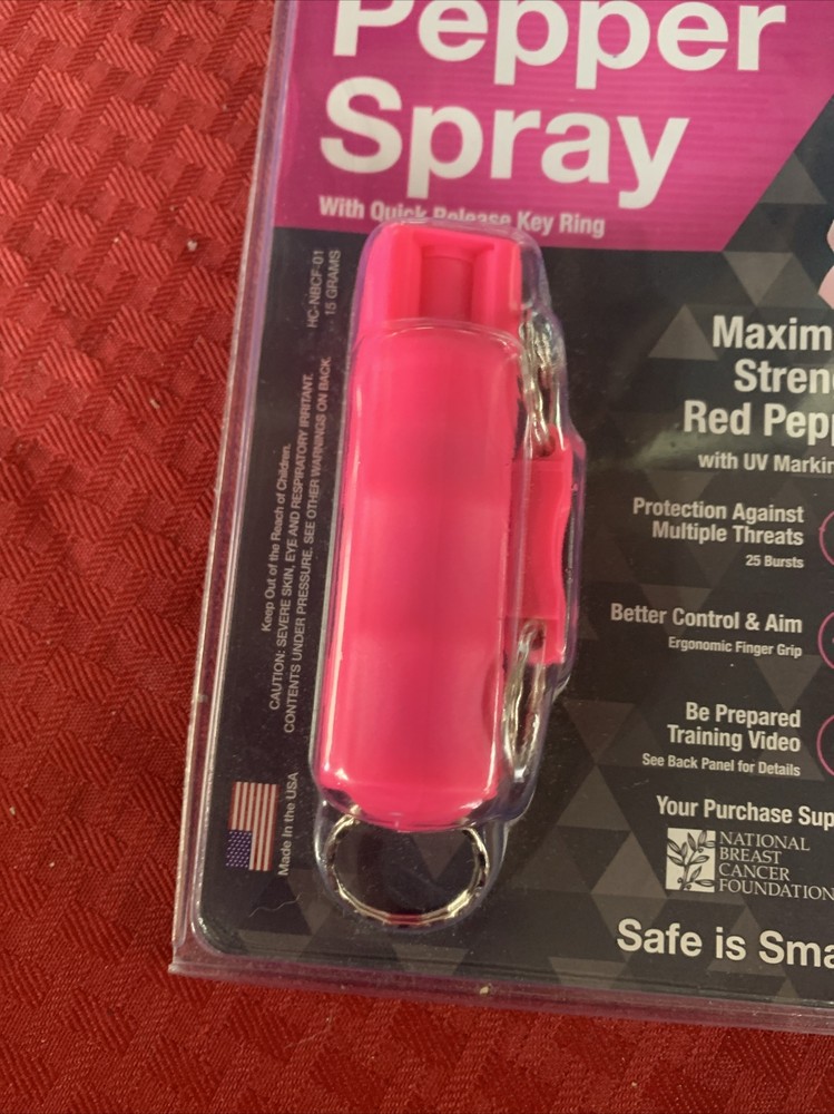 Sabre Pepper Spray With Quick Release Key Ring