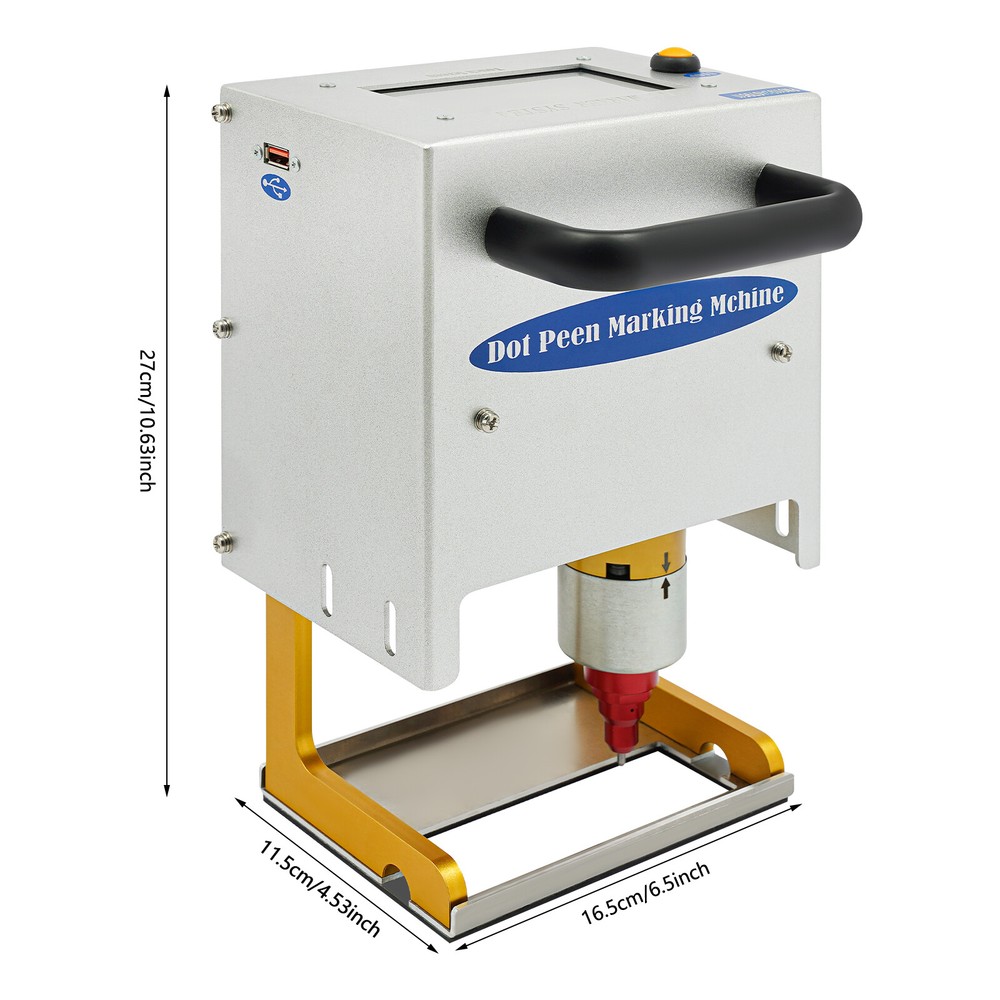 Electric Dot Peen Marking Machine VIN Code Number Engraving Touch Screen