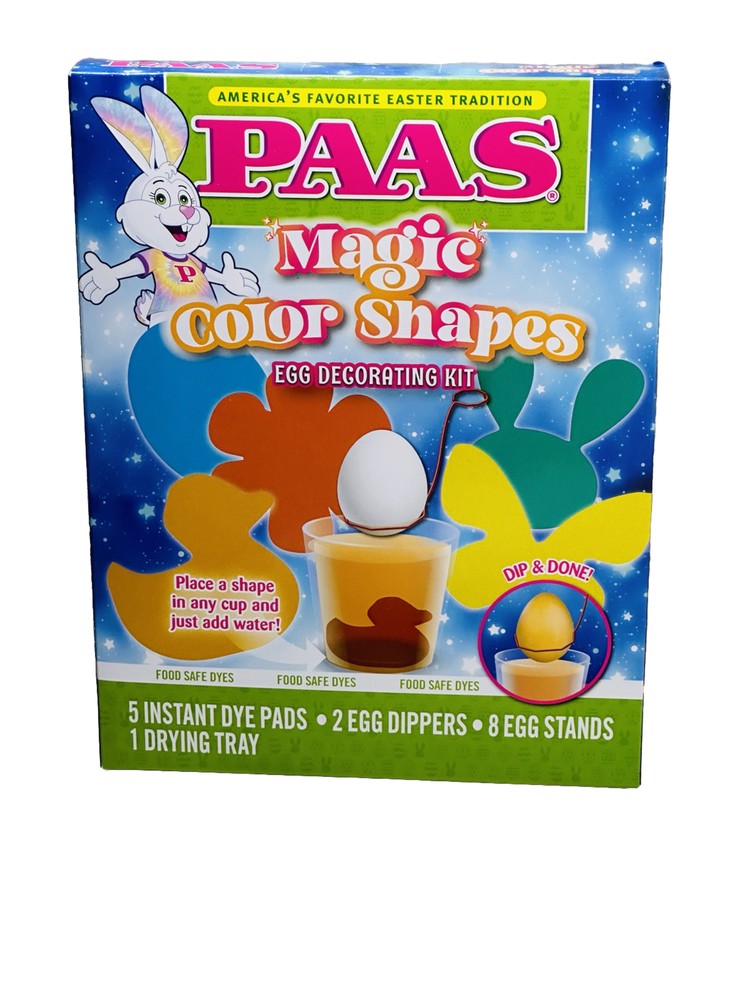 Paas Magical Color Shape Egg Decorating Kit~ Easter