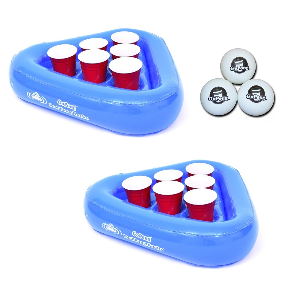 Pool Pong Rack™ Inflatable Beer Pong Rack Set