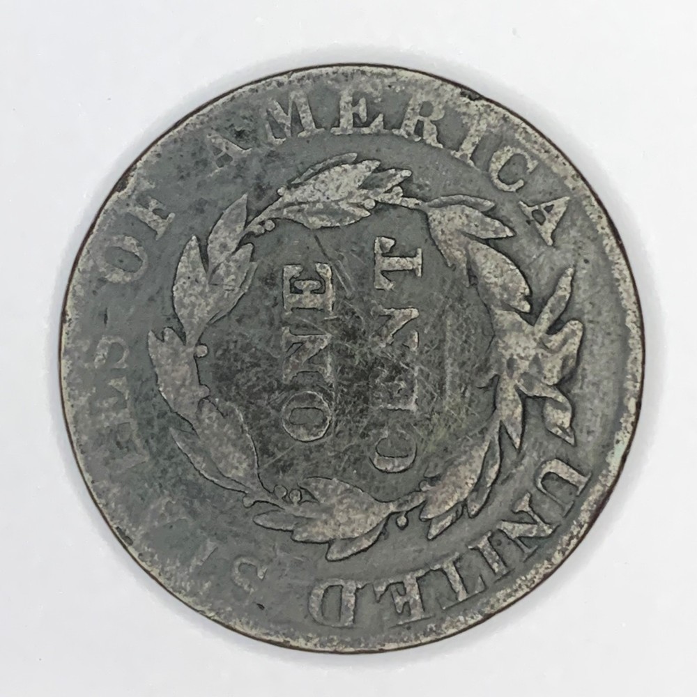 1824 4/2 Coronet Liberty Head Large Cent 4 Over 2