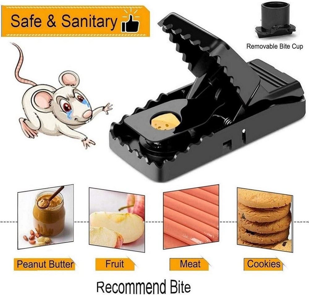 Safe 6-Pack Mice Traps for Indoor Use - Quick & Effective Rodent Control