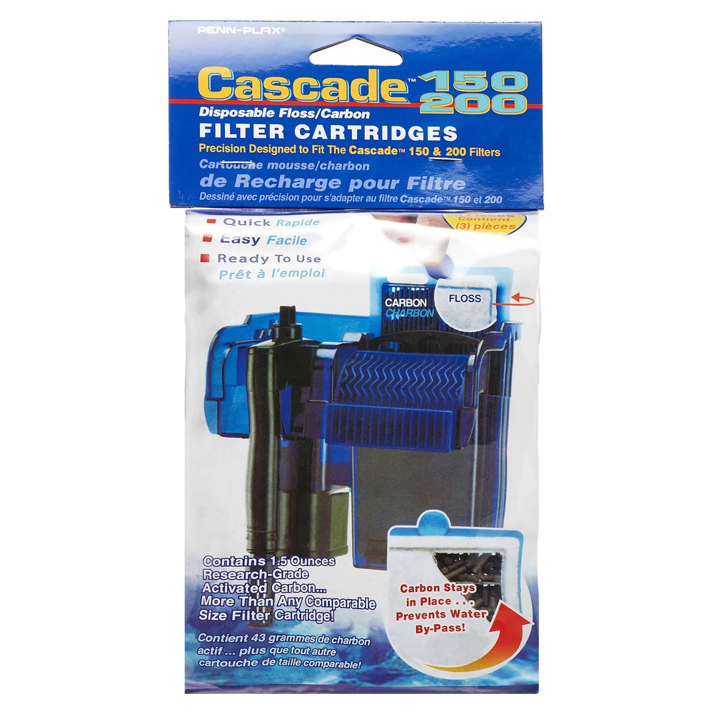 Penn-Plax Cascade Aquarium Filter Media 3 Pack