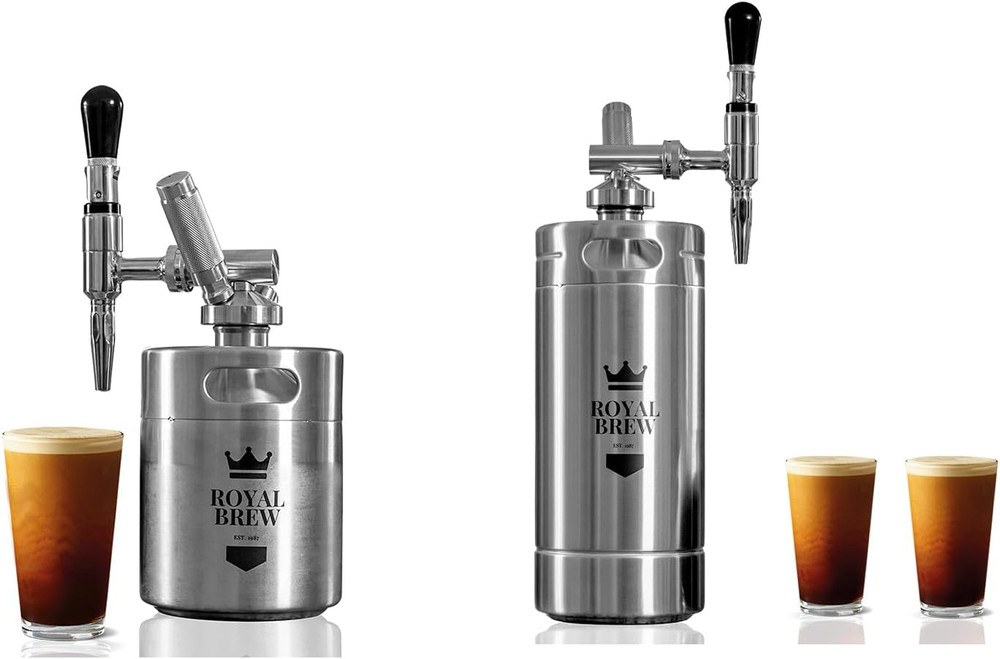 Royal Brew Nitro Cold Brew Coffee Maker - 64oz & 128oz Keg Kit