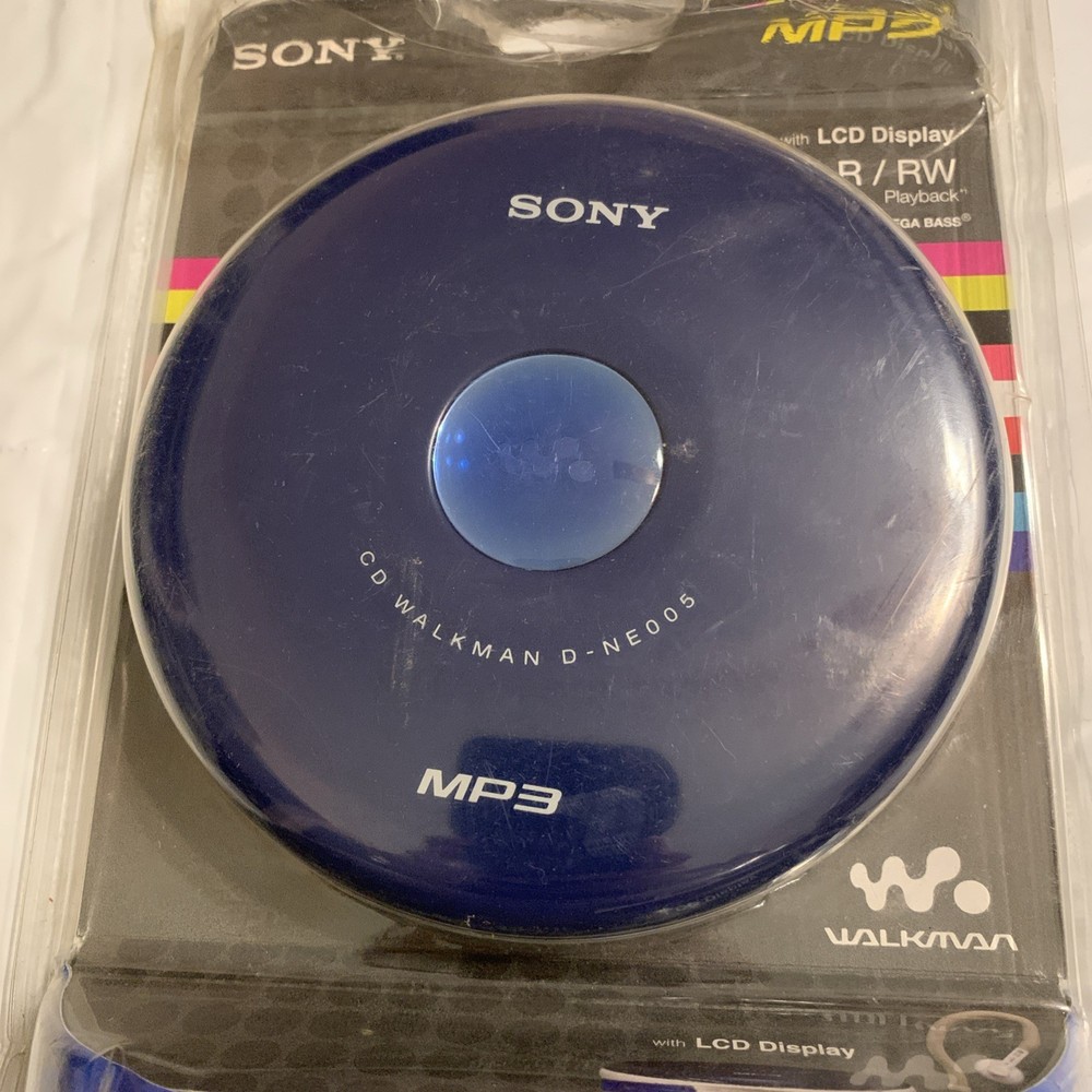 Sony CD Walkman with MP3 Playback - Blue (D-NE005/L)
