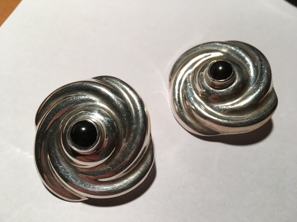 STERLING EARRINGS MARKED