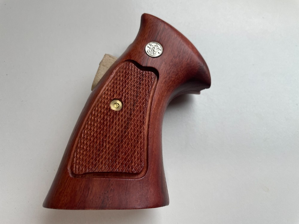 New Handmade Smooth Grip for S&W K/L Frame Round Butt Grip Open back Strap