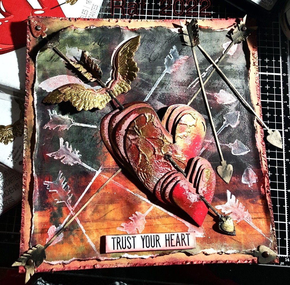 Sizzix Thinlits Lovestruck Colorize 16pc set #665852 Retail $34.99 Tim Holtz