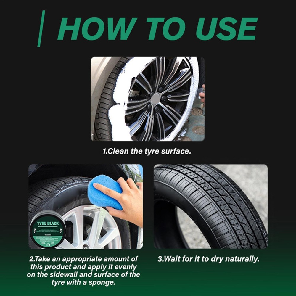 Car Tire Cleaning And Brightening Coating Paste Maintenance Coating Paste
