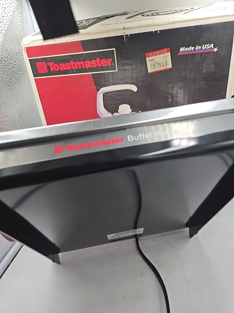 Toastmaster Electric Buffet Range 1000 Watt Modrl 6416
