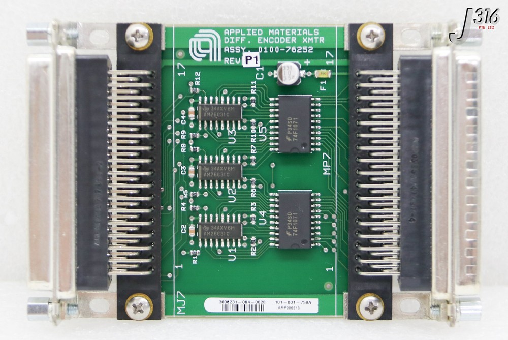 35326 APPLIED MATERIALS PCB, ASSEMBLY, DIFFERENTIAL TRANSMITTER (NEW) 0100-76252