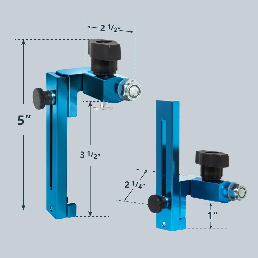 1" to 3-1/2" Adjustable Flip Stop - Precision Cutting Tool for Woodworking