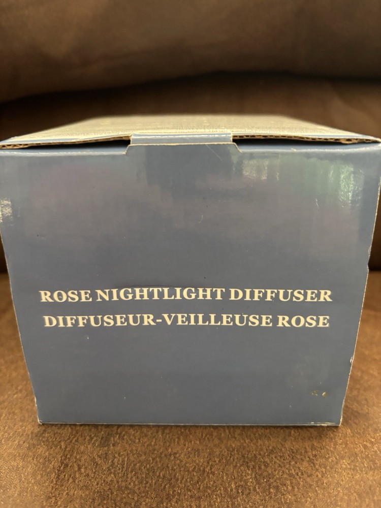 Vintage Avon Rose Nightlight Diffuser Pink 2003