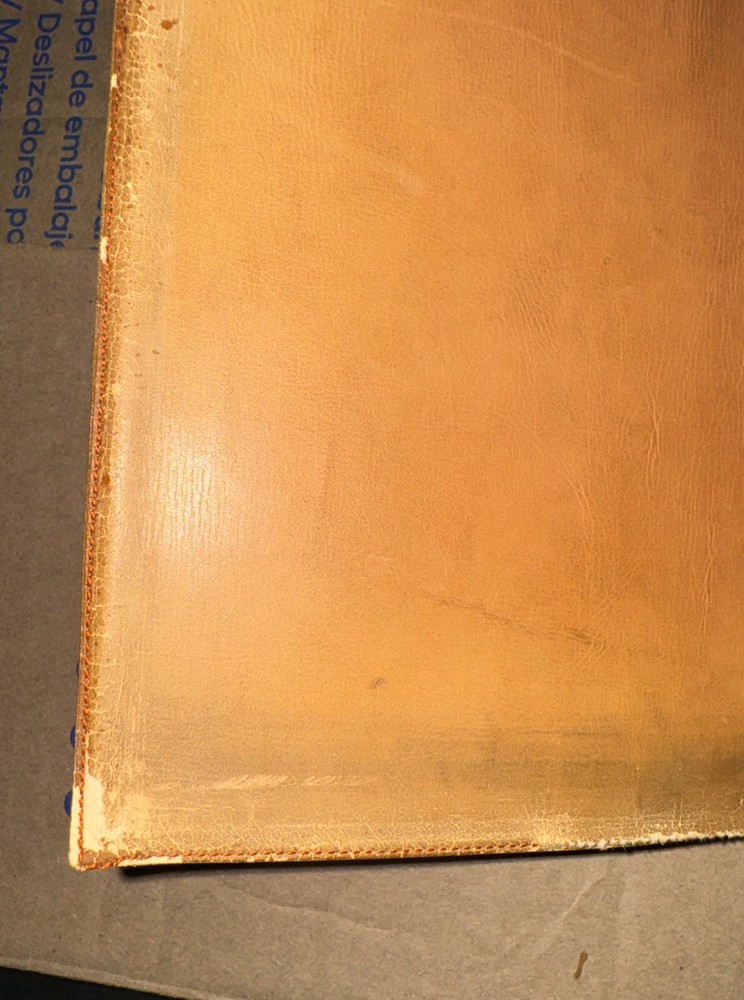 Antique RARE LEATHER BOUND BOOK COVER