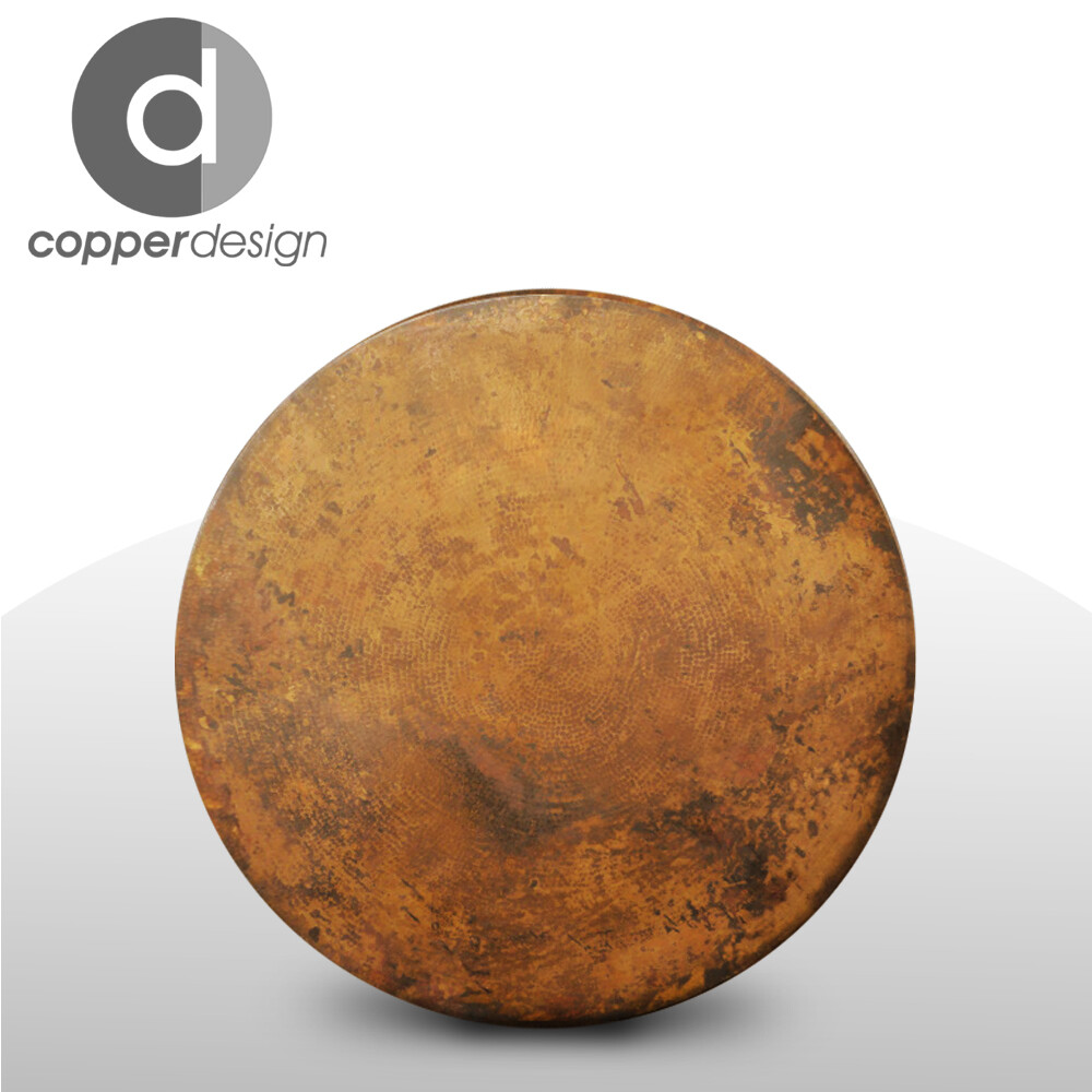 Copper Round Table top 54"x1.5" NO CUSTOMS TARIFFS