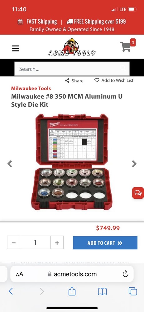 Milwaukee Force Logic Crimper Kit