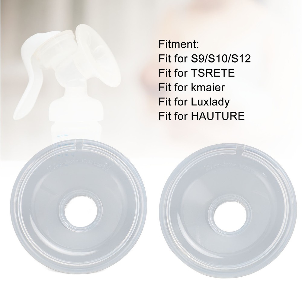 2pcs Wearable Pump Accessory Replacement Liquid Silicone Large Wearable