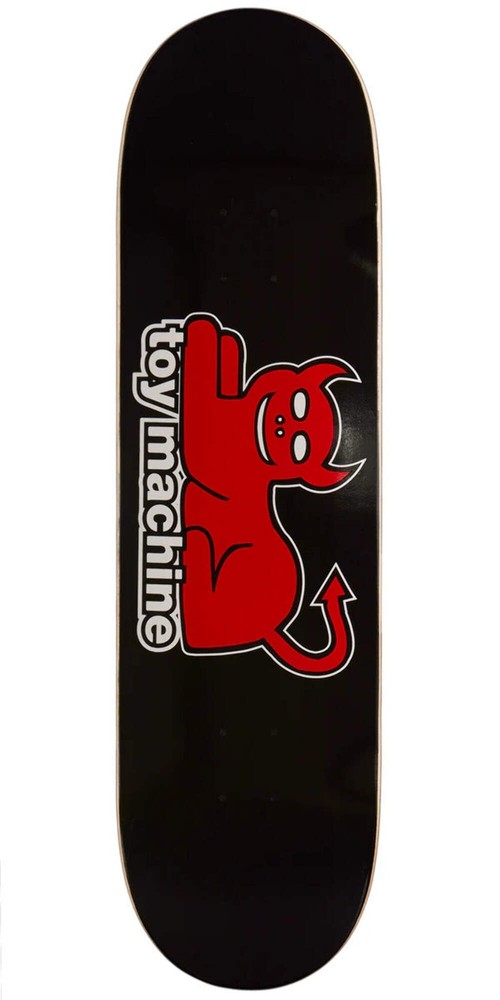 Toy Machine Skateboard Deck Devil Cat Black 8.38
