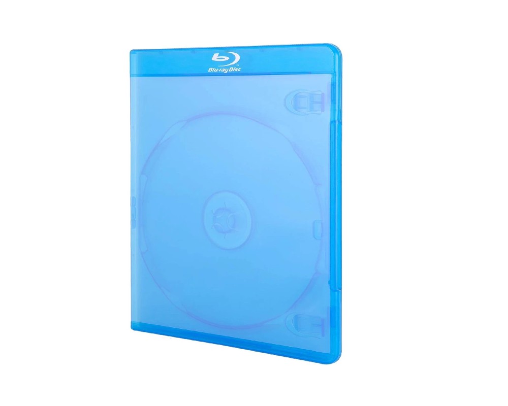 NEW Pack Standard 12mm Replacement Blu-Ray Cases Blank Single Disc CD
