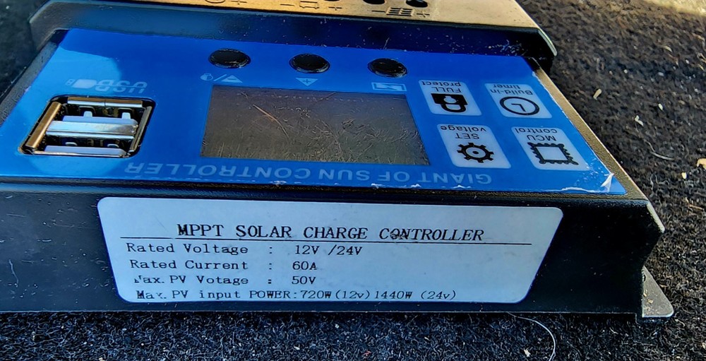 ALLPOWERS 20A Solar Charger Controller Solar Panel Battery Intelligent Regulator