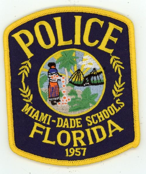 FLORIDA FL MIAMI DADE SCHOOLS POLICE NICE SHOULDER PATCH SHERIFF