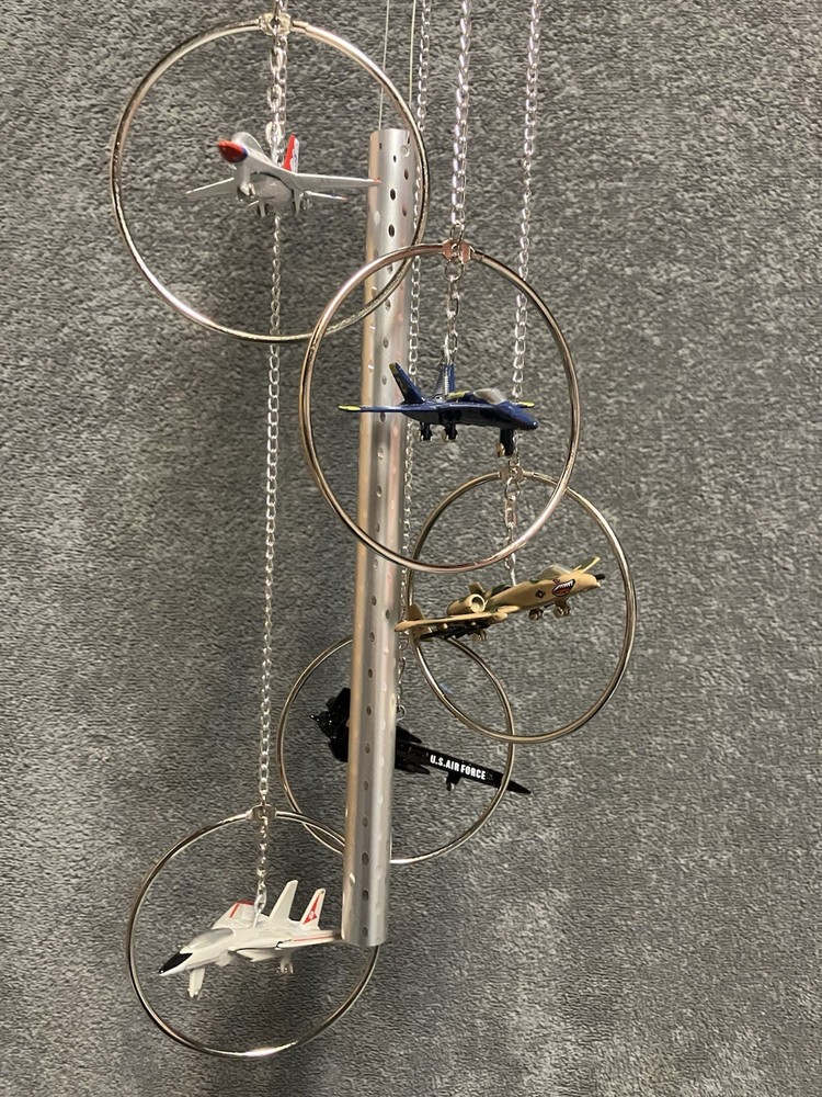 Fighter Plane Wind Chime