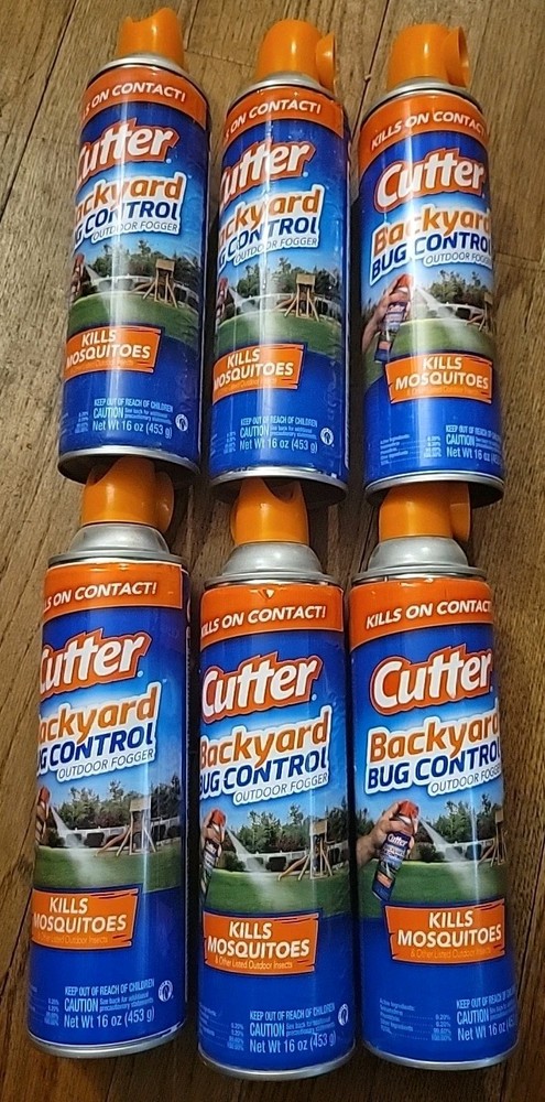 Cutter Backyard Bug Control Outdoor Fogger Six Total Cans