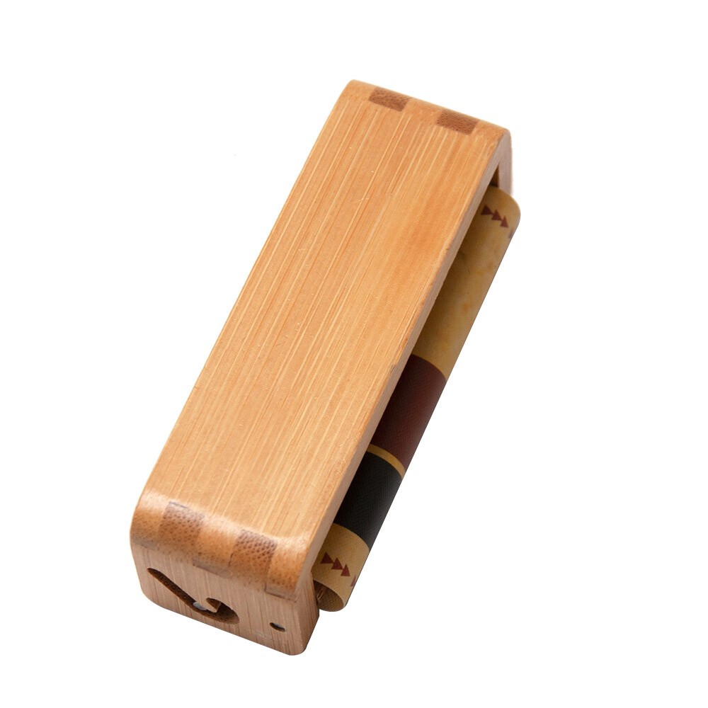 HORNET 1 1/4 Natural Bamboo Cones Roller Cigarette Rolling Machine Maker One Box