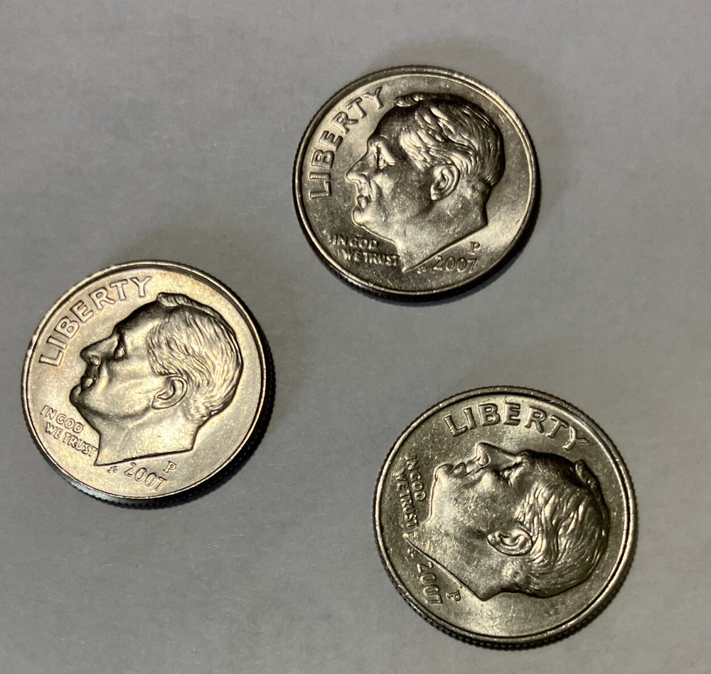 2007 (P)  Dime "FREE SHIPPING"