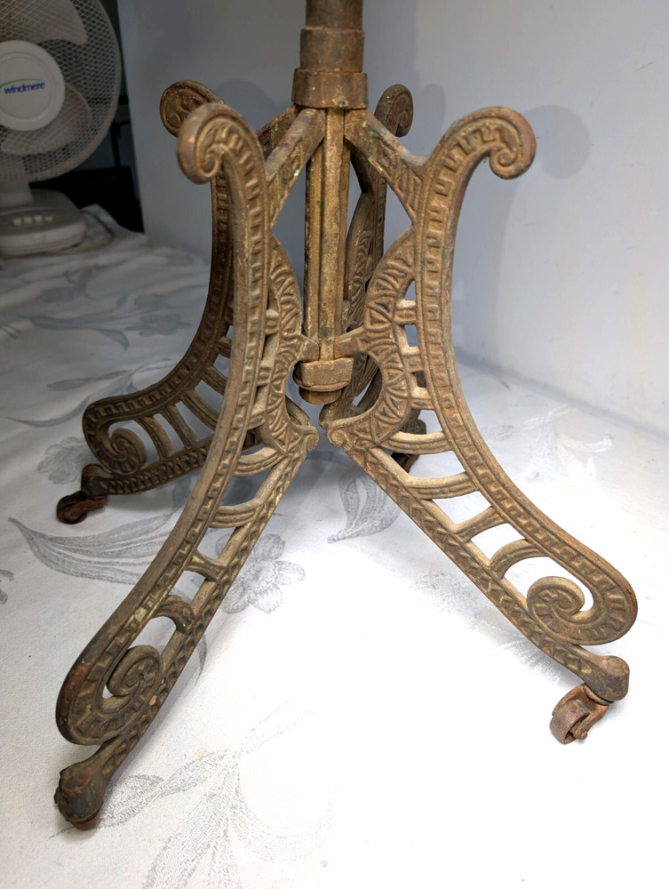Martini Table Stand Victorian Brass Ornate Details
