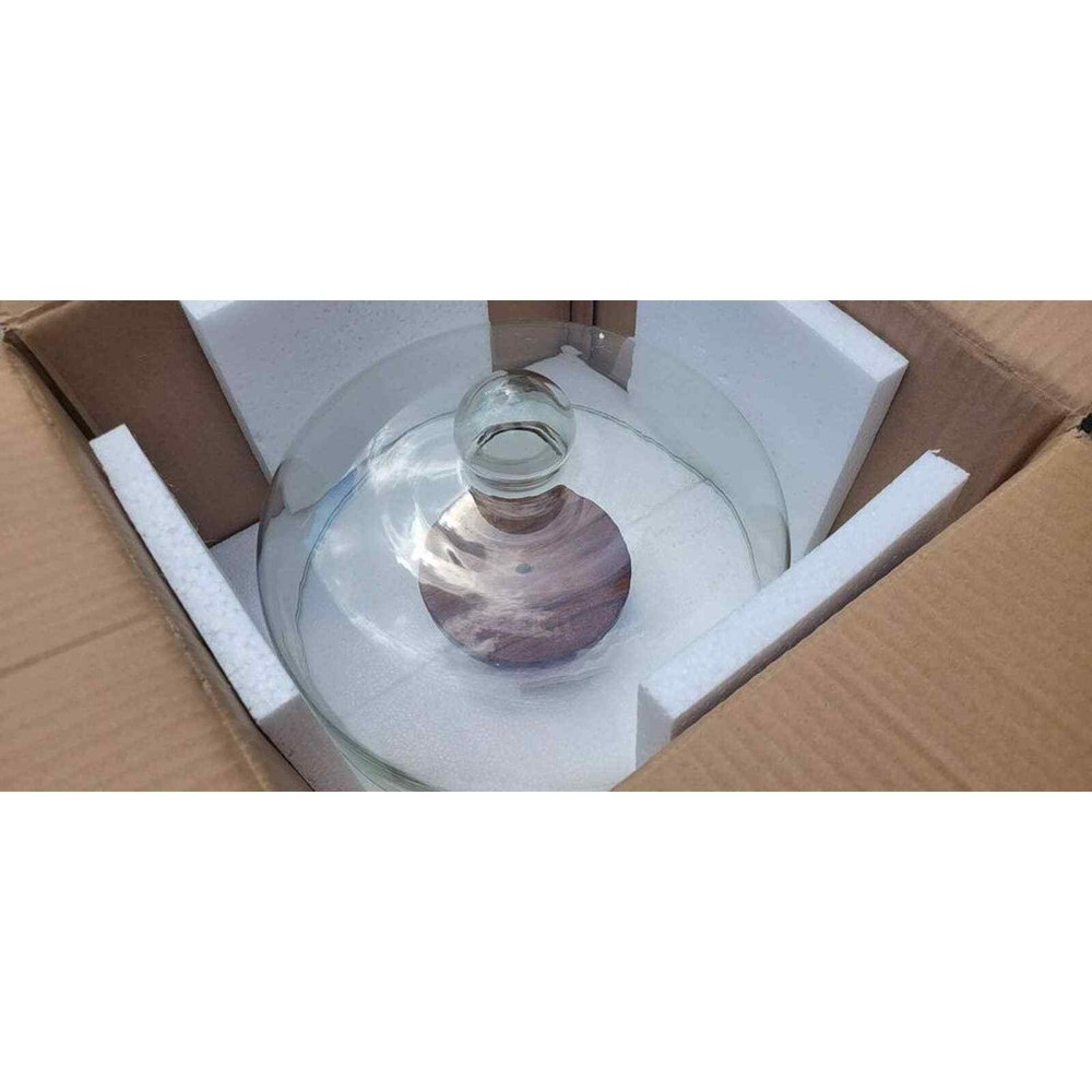 Koala's Home Cake Stand with Glass Dome.