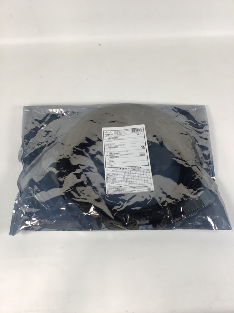 Cisco 3850 Series Ethernet Switch 3M StackWise Cable STACK-T1-3M 800-40405-01 ~