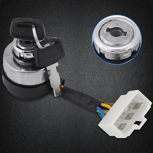 6 Wire Ignition Switch, Ignition Start Key Switch, 2.5-6.5kw 188F Generator