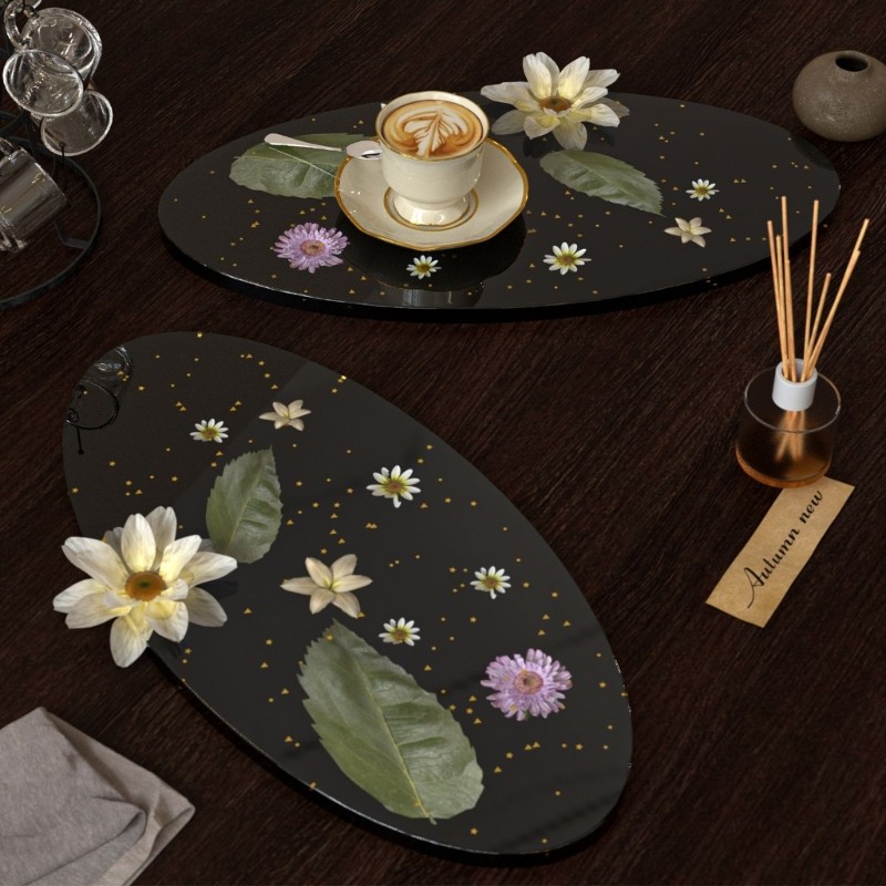 Flexible Oval Mould For Handmade Projects And Coaster