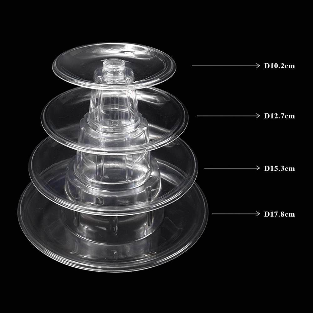 Macarons Display Tower 4-Layer Cupcake Stand Food Display Stand Cake Stand9127